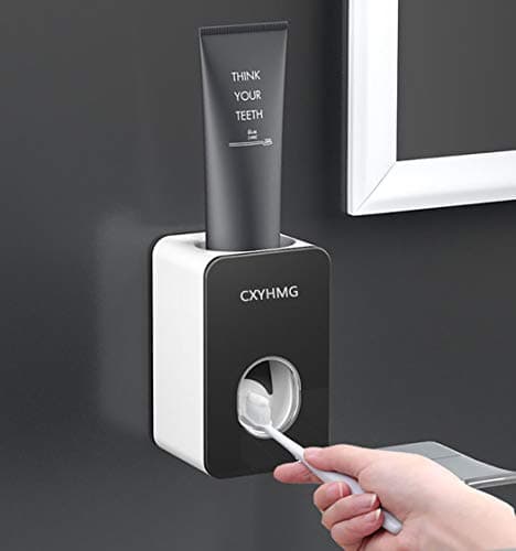 Automatic Toothpaste Dispenser for Kids, Toothpaste Squeezer， Black Grey — view 6