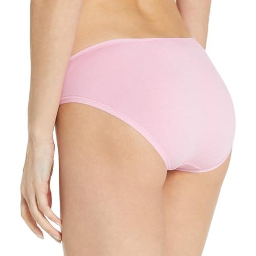 Amazon Essentials Women's 6-Pack Cotton Bikini Underwear, Wildflowers, L — view 2