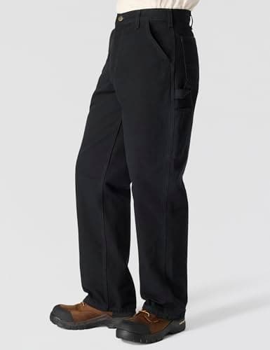 Carhartt Men's B324 Washed Twill Relaxed Fit Pant, Black, 36W x 32L — view 2