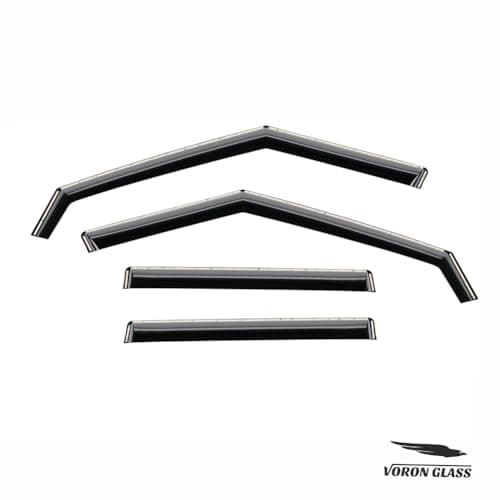 Voron Glass in-Channel Extra Durable Rain Guards for Mitsubishi Outlander 2022-2026, Window Deflectors, Vent Window Visors, 4 Pieces - 200657 — view 6