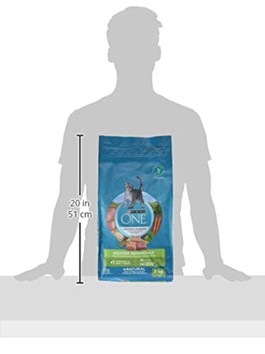 Purina ONE +Plus Dry Cat Food, Indoor Advantage Turkey - 3 kg Bag — view 4