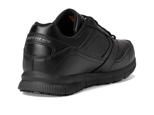 Skechers for Work Women's Nampa-Wyola Food Service Shoe, black polyurethane, 5 M US — view 5
