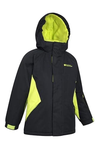Mountain Warehouse Kids Ski Jacket & Pants set– Boys & Girls Snowsuit Black 5-6 Years — view 2