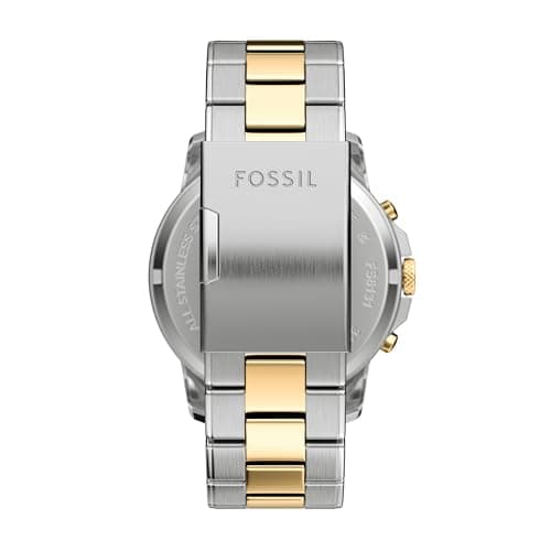 Fossil Men's Watch, Grant Quartz Two-Tone Stainless Steel Chronograph Watch for Men