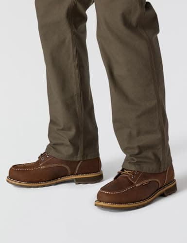 Carhartt Men's Rugged Flex Relaxed Fit Duck Dungaree Pant, Tarmac, 36W x 30L Grey — view 5