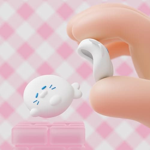 PlayVital Thumb Grips for Nintendo Switch 2 | Kawaii Silicone Joystick Caps (4-Pack) - Cute Accessories Animal Design Thumbstick Covers for Joycon 2 - Cutie Seal Squad — view 5