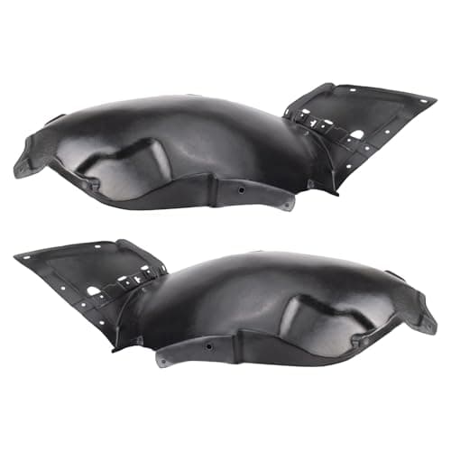 TRQ Front Inner Fender Liner Set Compatible with 2008-2013 INFINITI G37 IN1248112 IN1249112