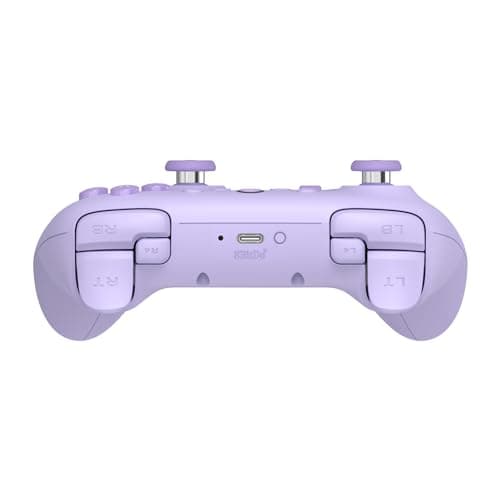 8Bitdo Ultimate 2C Wireless Controller for Windows PC and Android, with 1000Hz Polling Rate, Hall Effect Joysticks and Hall Triggers, and Remappable L4/R4 Bumpers (Purple) — view 2