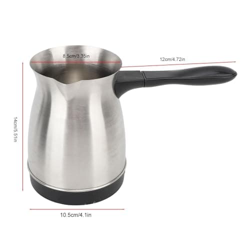Irfora Stainless Steel Electric Turkish Coffee Maker 600ml Large Capacity for Office and Home — view 7