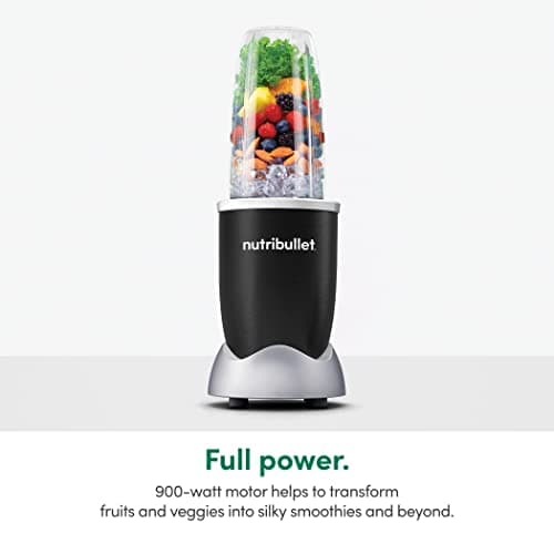 nutribullet® Pro 900W Personal Blender, 13-Piece Set, 32oz and 24oz Cups, Extractor Blade, Smoothies, Food Prep, Blends Ice and Frozen Fruit, Onyx Black, NB9-1301AK — view 2
