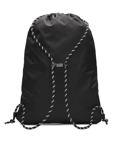 Under Armour Unisex Hustle Sackpack, (001) Black/Black/White, One Size Fits Most — view 2