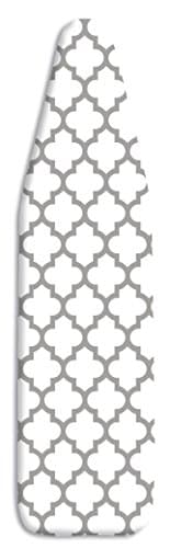 Whitmor Deluxe Ironing Board Cover and Pad (Ironing board not included) - Medallion Grey