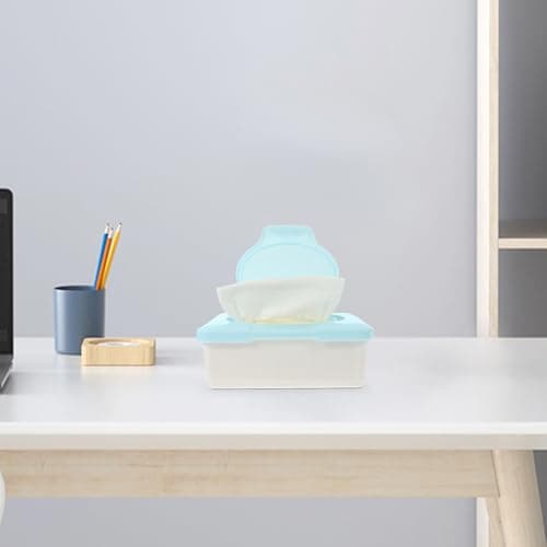 HEALSOPTHY Compact Baby Wipes Container 2pcs Pp Dust-proof Travel Wipe Dispenser for Kitchens and Living Rooms — view 4