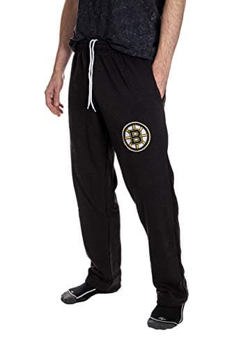Calhoun NHL Men's Premium Fleece Official Team Sweatpants (Boston Bruins, X-Large) — view 2