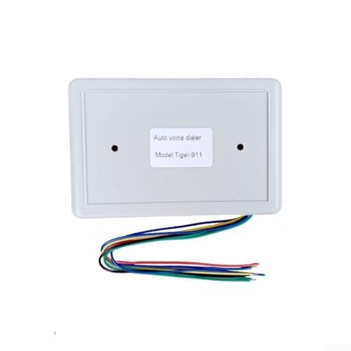HanOaki Telephone PSTN Auto Dialer for Alarm Systems with Voice Message Playback, 4 Number Storage, 20-Second Recording, Password Stop Function, Power Outage Memory Retention, White Plastic Housing — view 5