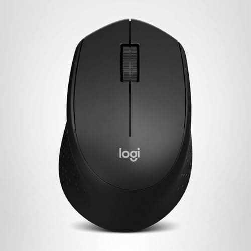 Logitech M330 Silent Wireless Mouse, 2.4GHz with USB Receiver, Optical Tracking, Quiet & Lightweight, Long Battery Life, for PC, Mac, Laptop, Chromebook - Black — view 8