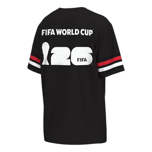 Outerstuff FIFA World Cup 2026 Mens Short Sleeve V-Neck Football Jersey, Canada, Small