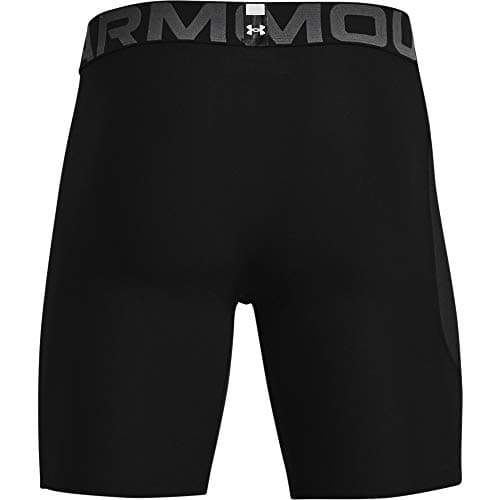 Under Armour Men's Armour HeatGear Compression Shorts , Black (001)/Pitch Gray, Medium — view 4