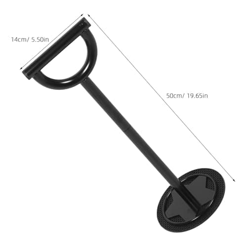 WOONEKY Manual Trash Can Compactor for Kitchen and Outdoor Use, Black Carbon Steel Waste Press Tool with Sturdy Construction Supporting Sustainable Living