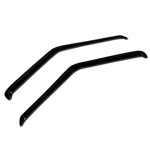 Tuningpros WV-740 Outside Mount Window Visor Deflector Rain Guard Dark Smoke 2-pc Set, Compatible with 2003-2008 Subaru Forester