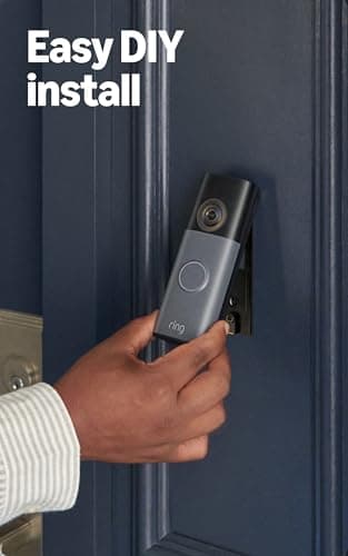 Ring Battery Doorbell (newest model) — Retinal 2K with wide-angle video, up to 6x Enhanced Zoom, Two-Way Talk, and Built-In Battery, Matte Mocha — view 5