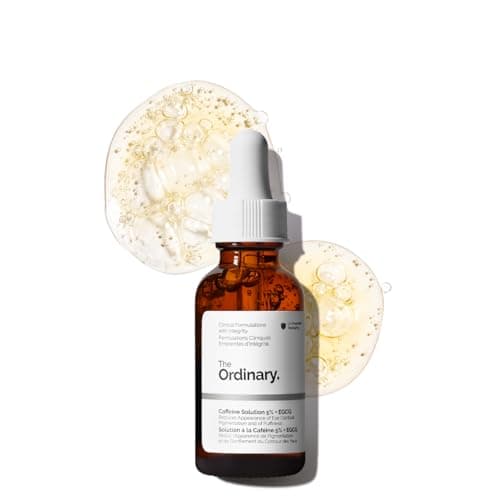 The Ordinary Caffeine Solution 5% + EGCG Eye Serum, Depuffing Eye Serum for Dark Circles and Tired Eyes, 30 ml