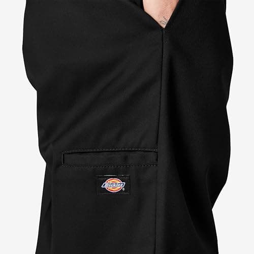 Dickies Mens Men's Loose Fit Double Knee Twill Work Utility Pants, Black, 42W x 32L US — view 8