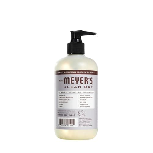 Mrs. MEYER'S Clean Day Liquid Hand Soap 4 Pack Variety, Lemon Verbena, Lavender, Basil, Compassion Flower, 12.5 OZ Each, 1 CT — view 5