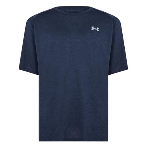 Under Armour Men's Tech Textured Short Sleeve T Shirt, (587) Jasper Blue / / White, Medium