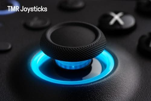 8BitDo Ultimate 2 Bluetooth Controller with TMR Joysticks, Switchable Hall Effect/Tactile Triggers, Vibration, Motion Control, RGB Fire Ring and Back Buttons for Switch/Switch 2 & Windows PC - White — view 4