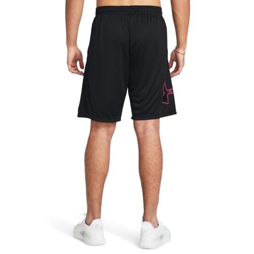Under Armour Men's Tech Graphic 10" Shorts, (019) Black / / Astro Pink, Small