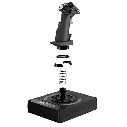 Logitech G X56 H.O.T.A.S Throttle and Joystick Flight Simulator Game Controller, 4 Spring Options, +189 Programmable Controls, RGB Lighting, 2x USB, PC - Black — view 5