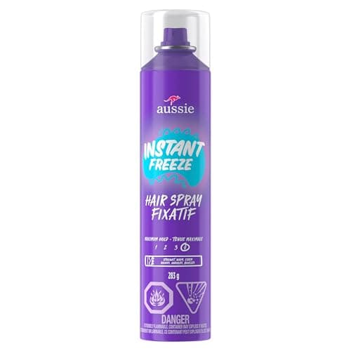 Aussie Instant Freeze Hair Spray for Curly, Straight and Wavy Hair, 283 g