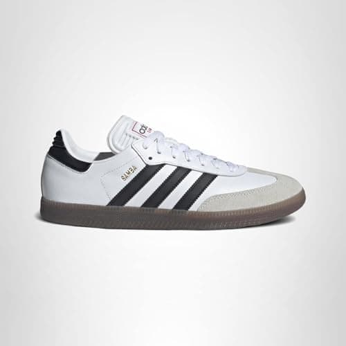 Adidas Unisex-Adult Samba Indoor, White/Black/Vivid Red, 7 — view 9