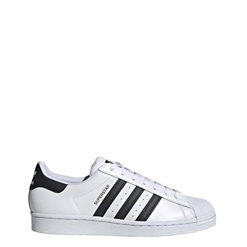 adidas Originals mens Superstar Sneaker, White/Core Black/White, 10.5 US — view 3