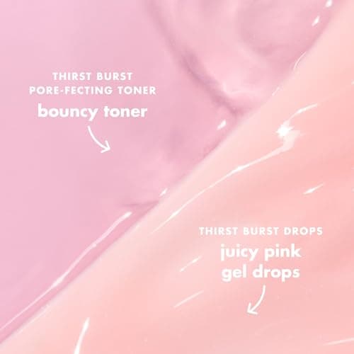 e.l.f. SKIN Thirst Burst Dew-O, Travel-Sized Skincare Set, Exfoliating Facial Toner & Hydrating Serum Drops, Gives Skin A Dewy, Bouncy Glow, Vegan & Cruelty-Free — view 3