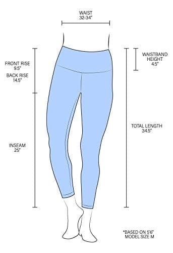 90 Degree By Reflex Power Flex Yoga Pants - High Waist Squat Proof Ankle Leggings With Pockets for Women - Black - Large — view 6