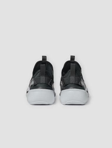 Nike Little Kid's Flex Runner 4 Running Shoe, Black/Black-White, 1Y — view 5