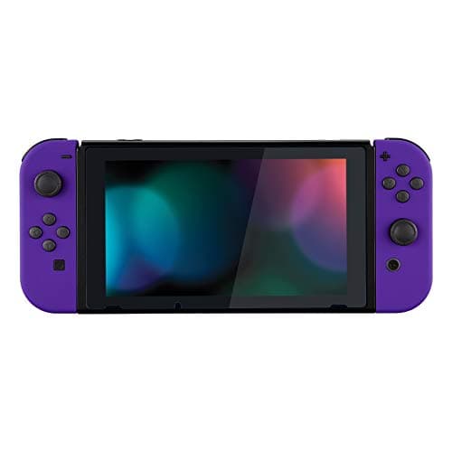 eXtremeRate Soft Touch Grip Purple Joycon Handheld Controller Housing with Full Set Buttons, DIY Replacement Shell Case for Nintendo Switch & Switch OLED Model Joy-Con – Console Shell NOT Included — view 6