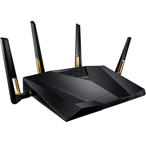 ASUS RT-AX88U AX6000 Dual Band WiFi 6 Gaming Router, 8 Ports, Lifetime Security, Adaptive QoS — view 2
