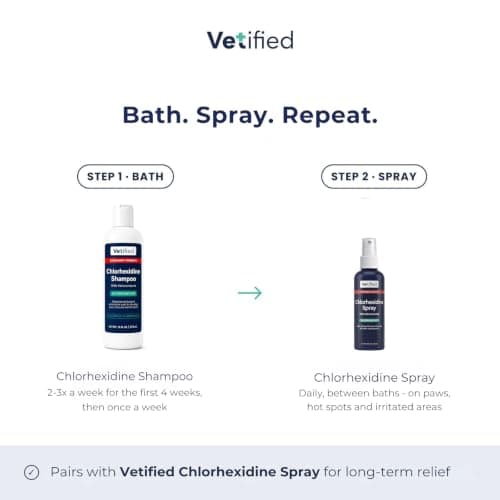 VETIFIED Chlorhexidine Shampoo 16 fl oz - NDC: 86247-002-16 — view 5