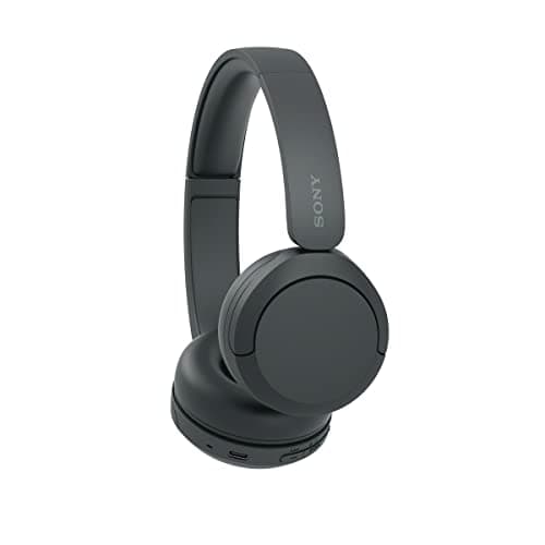 Sony WH-CH520 Wireless Headphones Bluetooth On-Ear Headset with Microphone and up to 50 Hours Battery Life with Quick Charging, Black — view 7