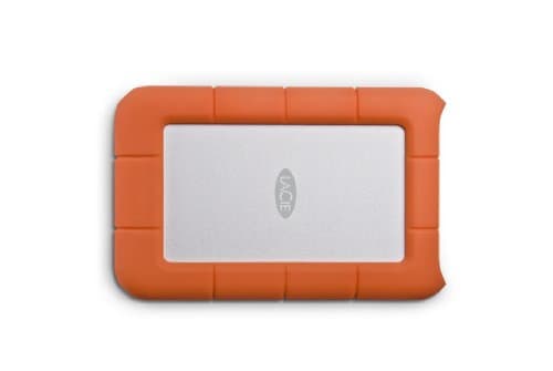 LaCie Rugged Mini, 2TB, 2.5", Portable External Hard Drive, for PC Mac iPad and iPhone, Data Rescue Service (LAC9000298) — view 3