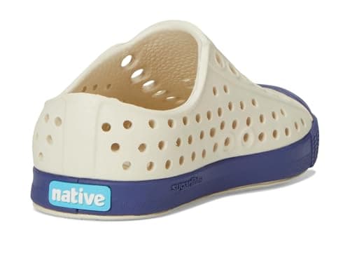 Native Shoes Unisex Kid Jefferson (Toddler) Bone White/Ink Blue 4 Toddler Medium — view 4