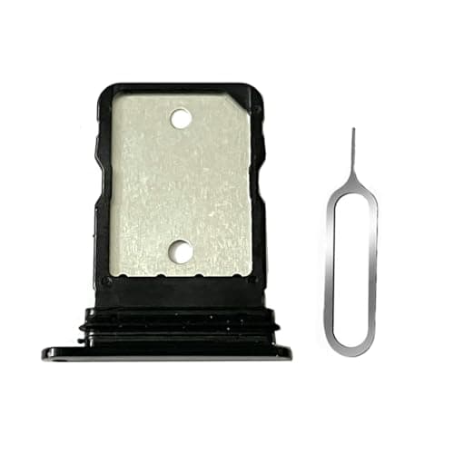 SIM Card Tray for Google Pixel 6 Pro, Replacement Single SIM Card Holder Slot with Eject Pin for Pixel 6 Pro (Black)