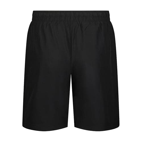 Reebok Boys Vector Logo Woven Athletic Short, Black, L(14/16)