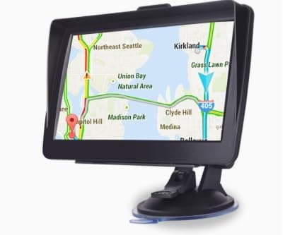 7 Inch Sat Nav for Car & HGV Truck, HD GPS Navigation System with 2026 UK & Europe Maps, Lifetime Free Updates, Support Postcode Search, Voice Guidance, Speed Camera Alerts, and POI
