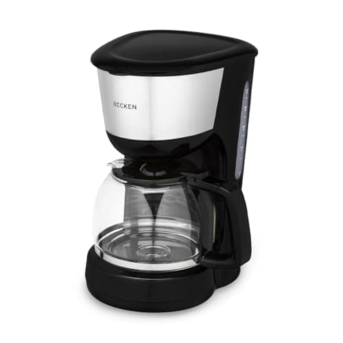 BECKEN - Coffee maker - Power 1000 W - Prepares up to 12 cups of coffee - Water level indicator - 1.25 l tank - Keep warm function
