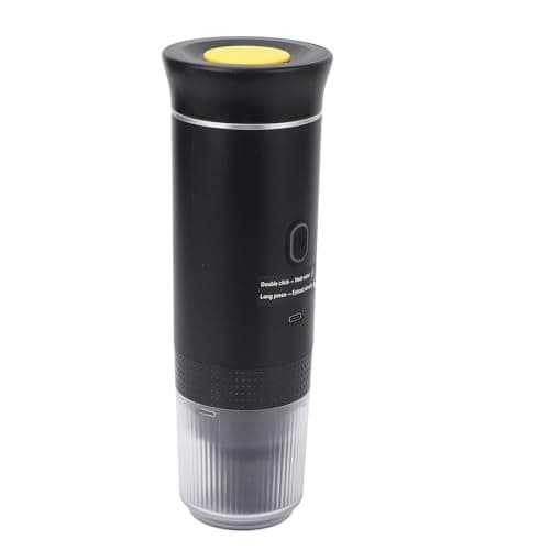 AMONIDA Portable Electric Coffee Machine, 15 Bar Cordless Heating Coffee Maker with Lithium Battery for Travel, Camping, Home & Office — view 6