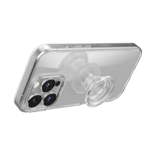 PopSockets Phone Grip with Expanding Kickstand, Adhesive Grip - Clear — view 3